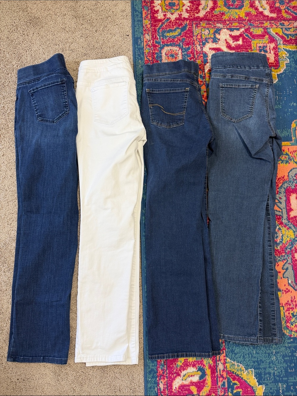 Jeans size 10 NYDJ, Levi, JAG, Westbound BUNDLE women’s straight leg no buttons